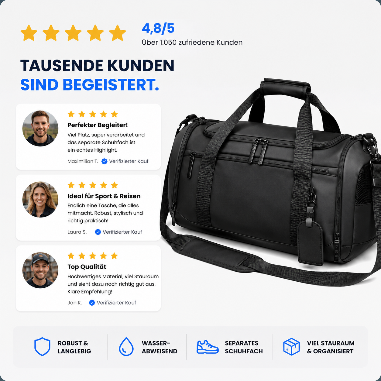 Weekender | Smarte Reisetasche
