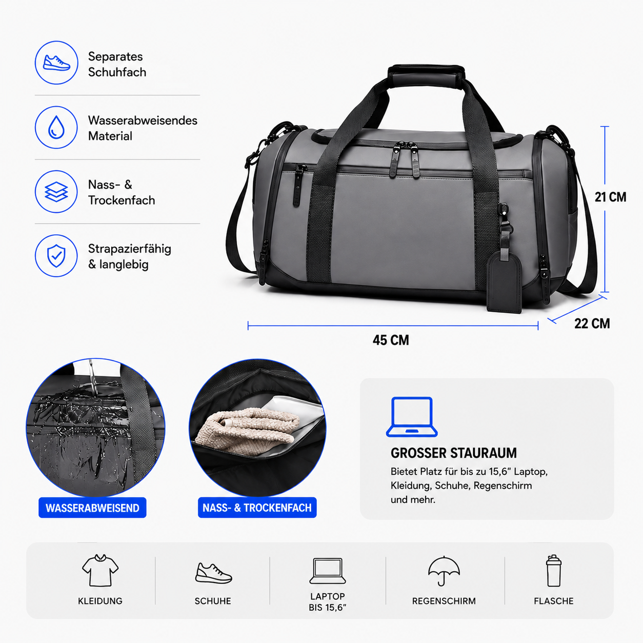 Weekender | Smarte Reisetasche