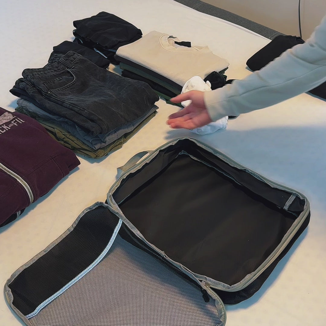 Packfreunde | Koffer Organizer mit Kompression